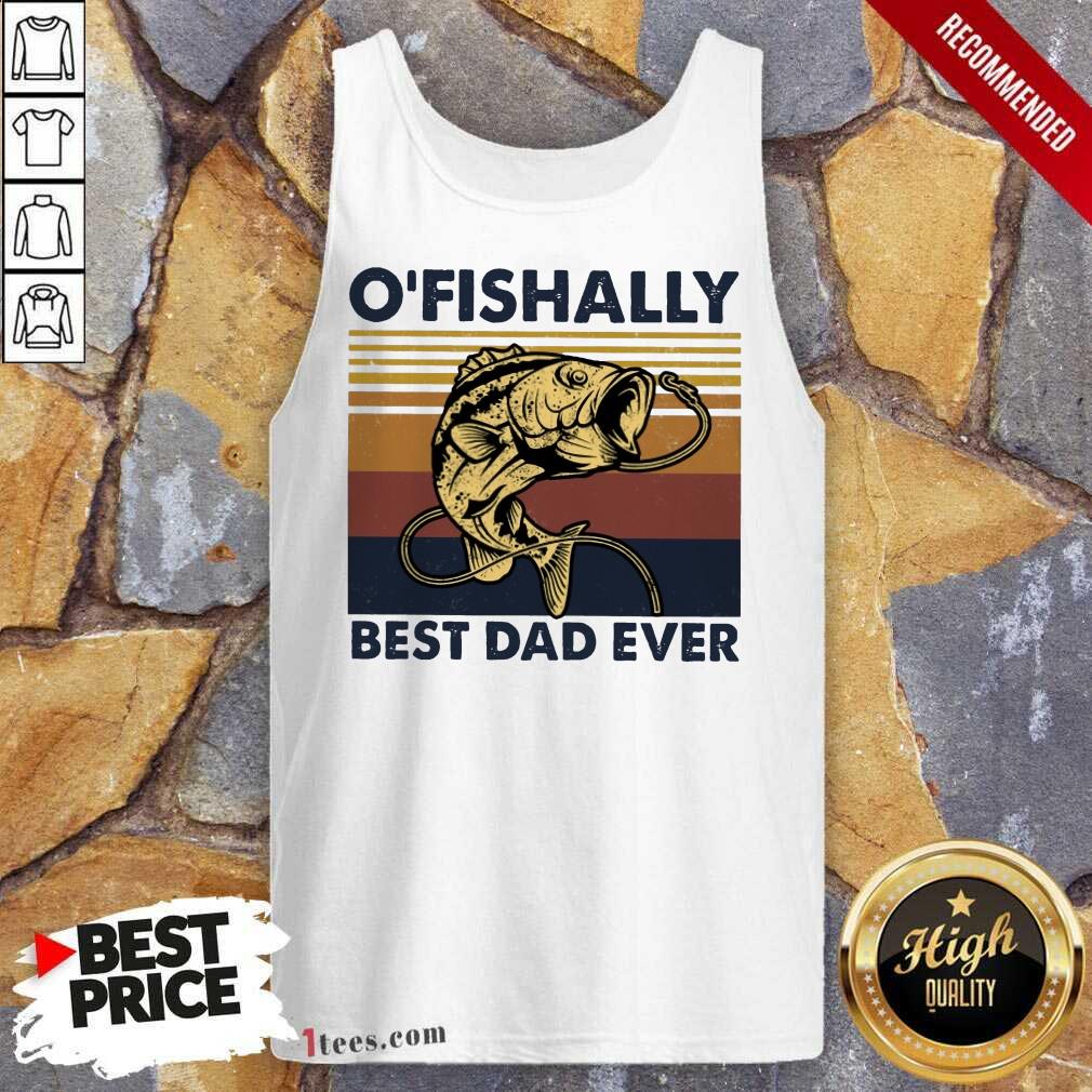 Officially Best Dad Ever Fishing Tank Top