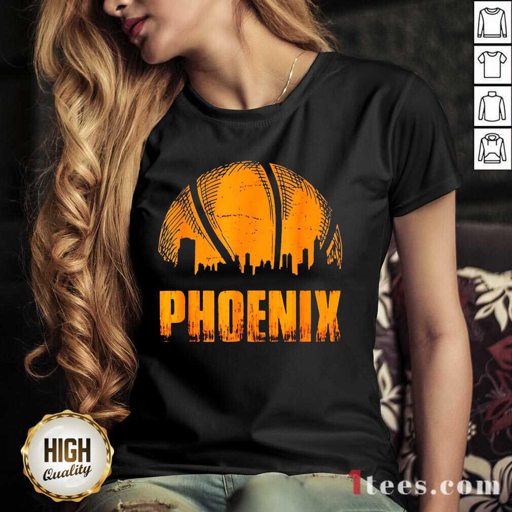 Phoenix Suns Baseball B Ball City Arizona State V-neck