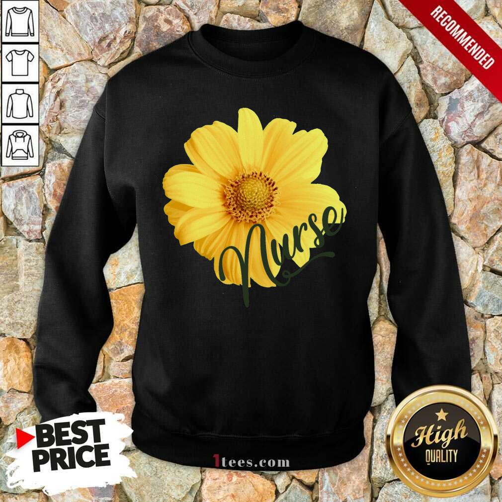 Premium Sunflower Nurse Sweatshirt