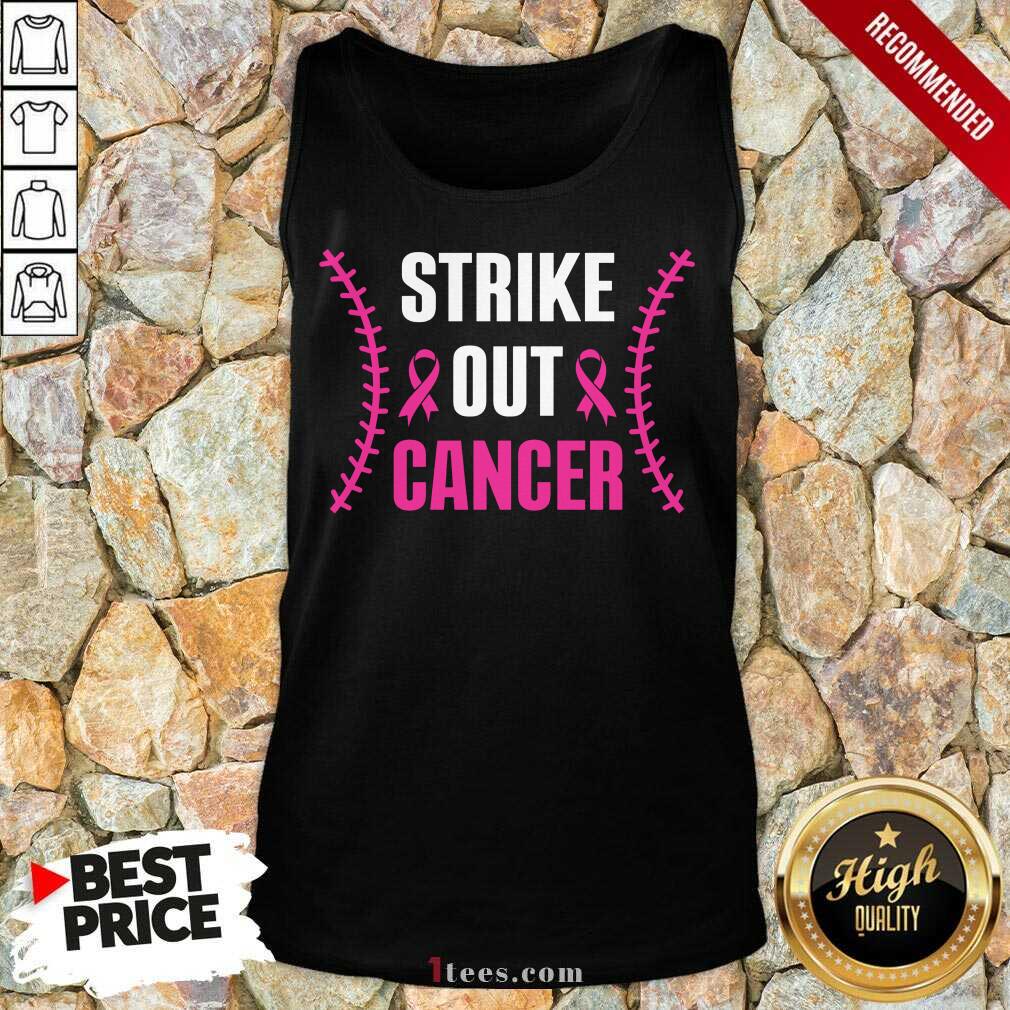 Strike Out Cancer Awareness Tank Top