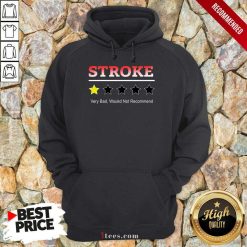 Stroke Rating Star Very Bad Would Not Recommend Hoodie