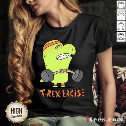 T-Rex-Ercise Weightlifting V-neck