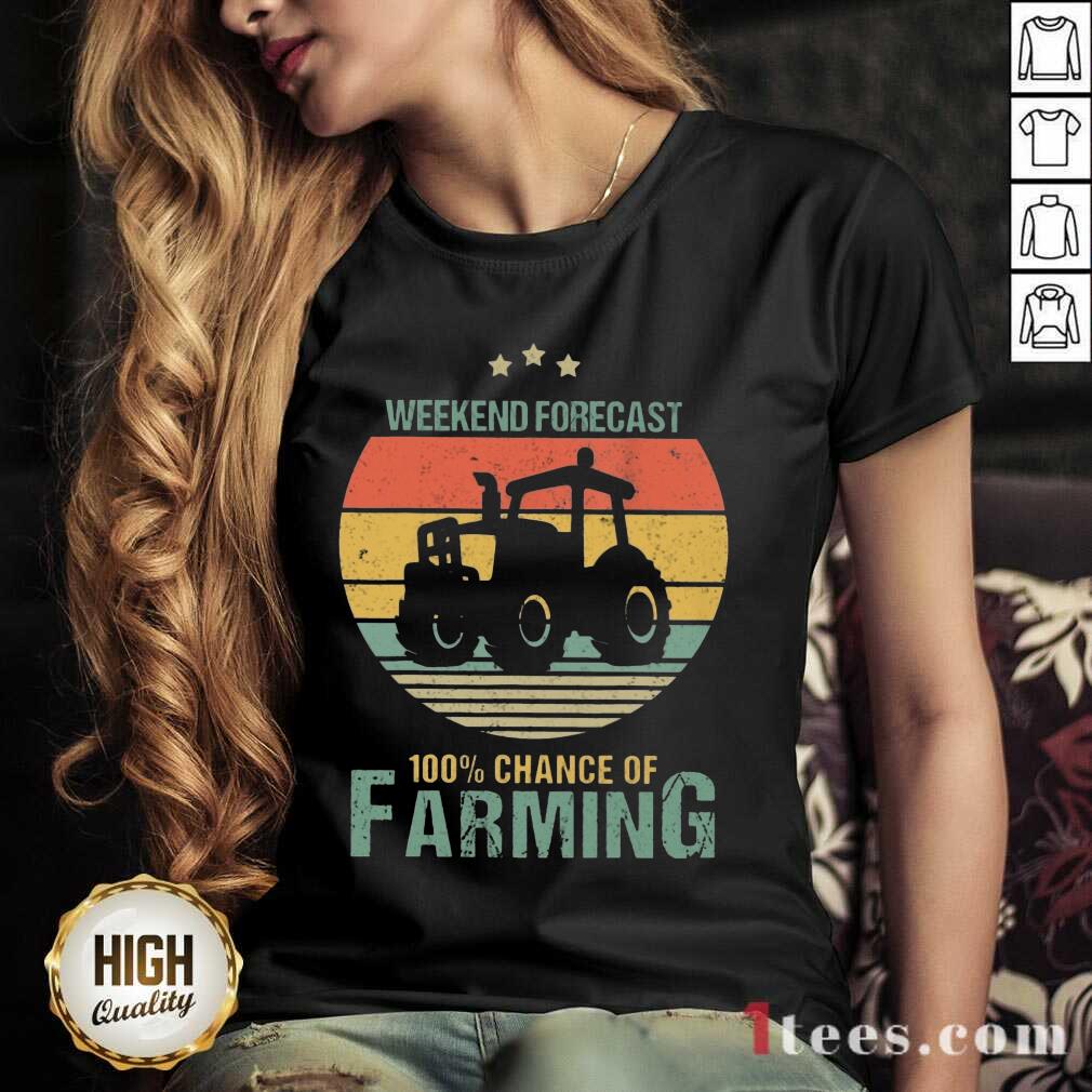 Weekend Forecast Farming Vintage V-neck