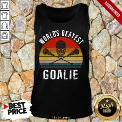 World's Okayest Goalie Vintage Tank Top