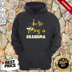 I Love Bee Ing A Grandma Bee Mothers Day Hoodie