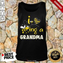 I Love Bee Ing A Grandma Bee Mothers Day Tank Top