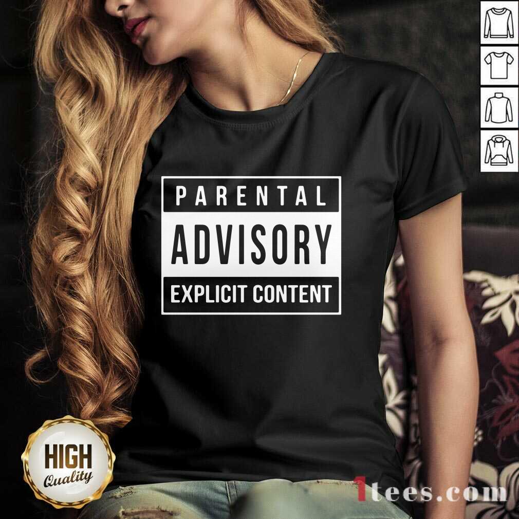 Parental Advisory Explicit Content V-neck