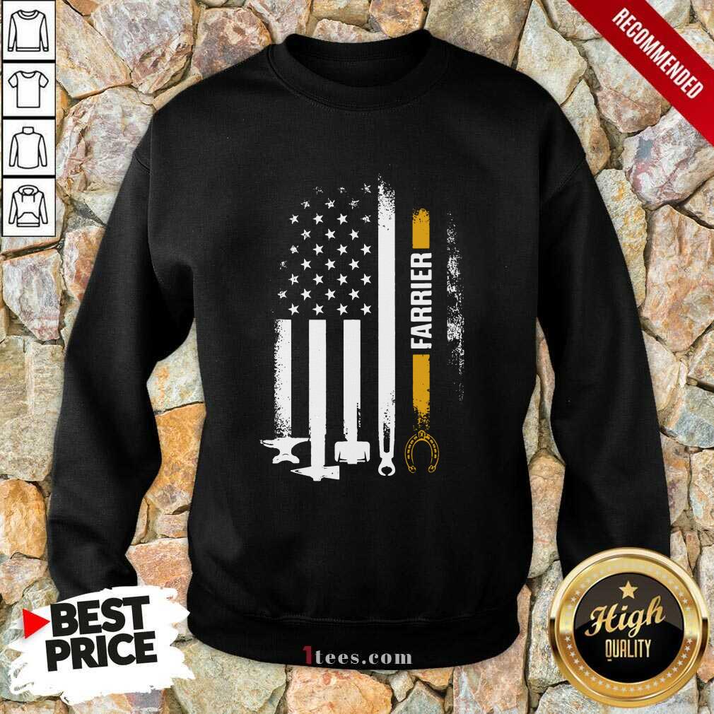 Top America Flag Farrier Sweatshirt