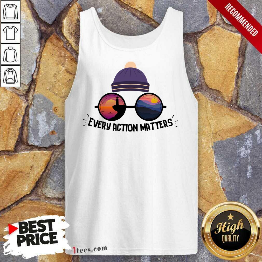 Every Action Matters Sunset Tank Top