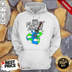 Our Planet Rocks Guitar Hoodie