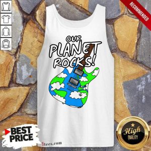 Our Planet Rocks Guitar Tank Top