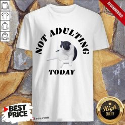 Cat Not Adulting Today Shirt