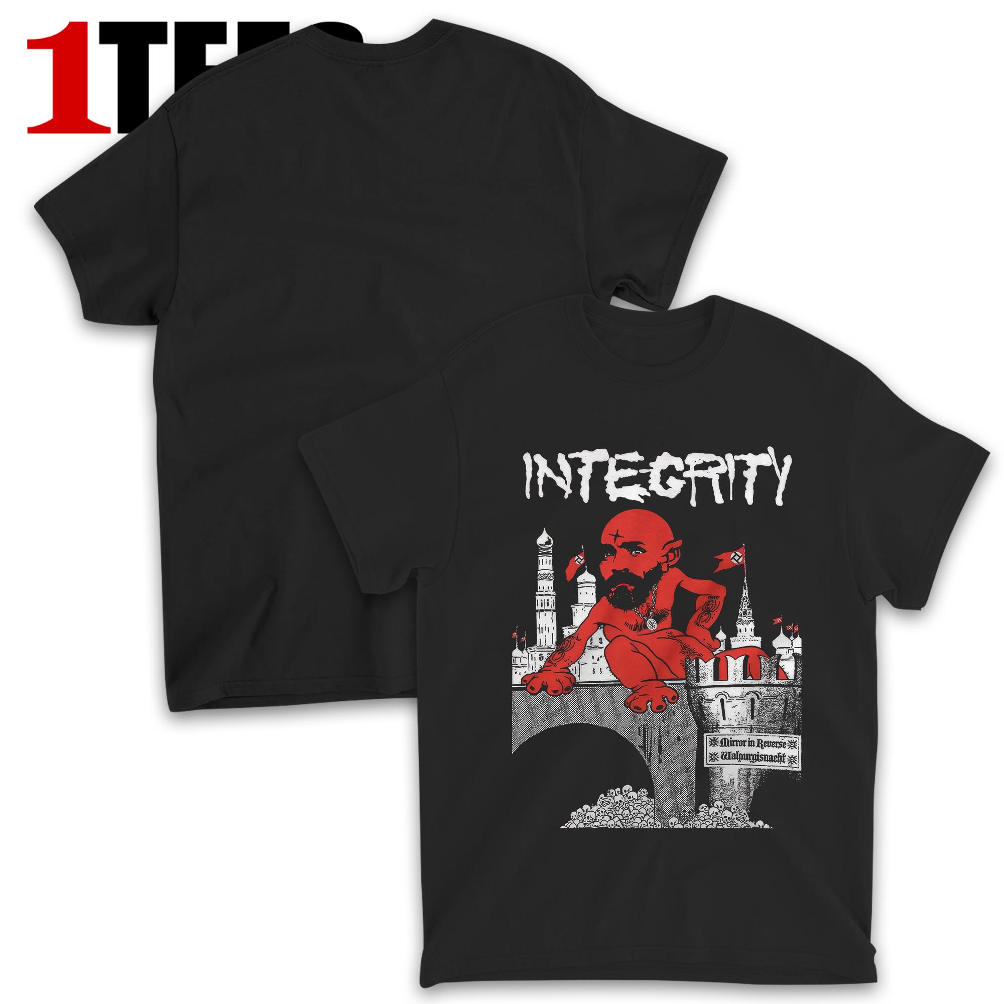 Integrity Reverse Red Evil Black T-Shirt