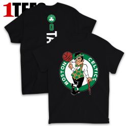 Jayson Tatum Black Boston Celtics Team Playmaker Name & Number T-Shirt