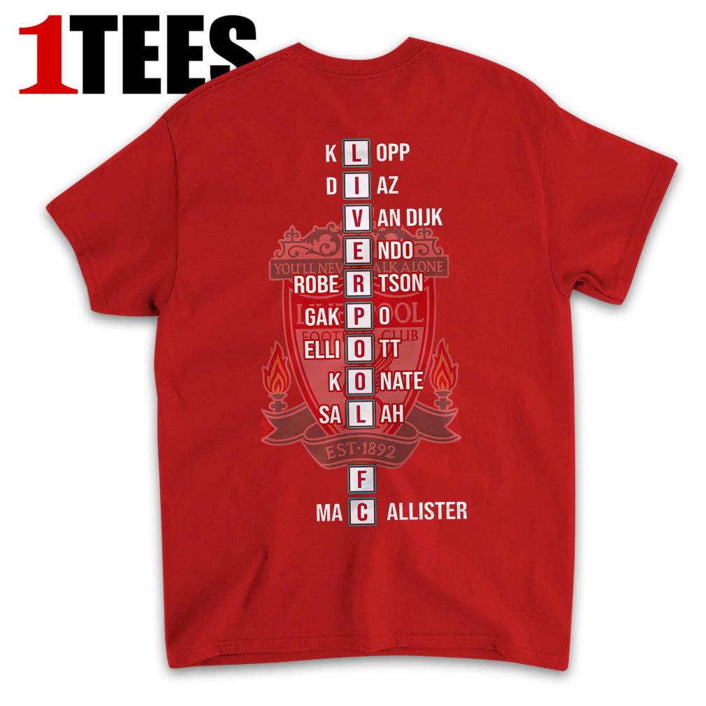 Liverpool You'll Never Walk Alone 2024 Carabao Cup Winners T-Shirt - Back
