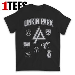 Linkin Park Patches Black Tee T-Shirt - Front