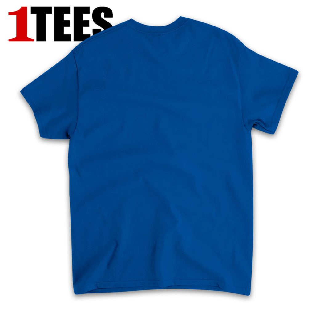 Blue Orlando Magic Half Court Offense Vintage Tee T-Shirt - Back