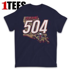 Navy New Orleans Pelicans Full Court Press Vintage Tee T-Shirt - Front