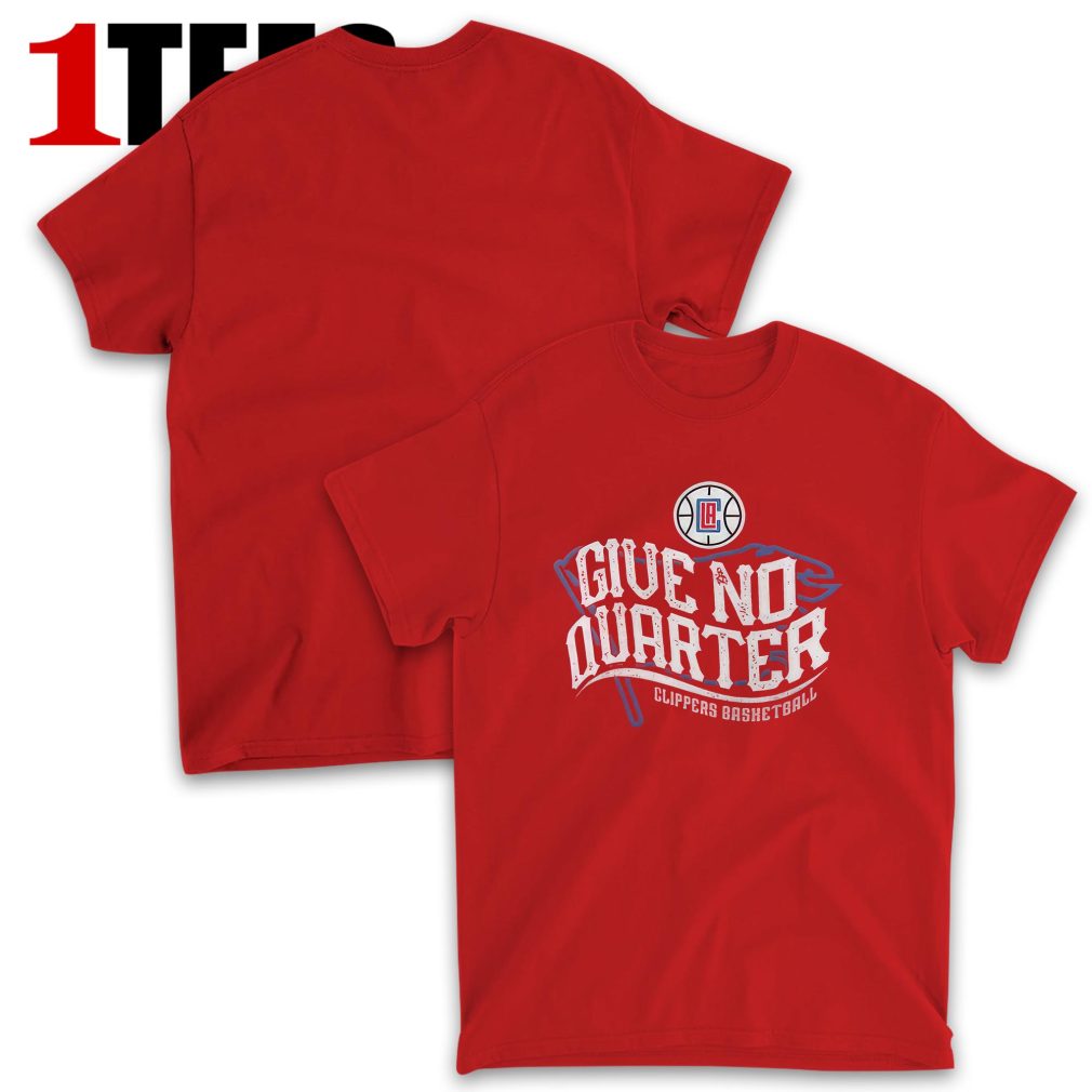 LA Clippers Give No Quarter Half Court Offense Vintage Tee T-Shirt