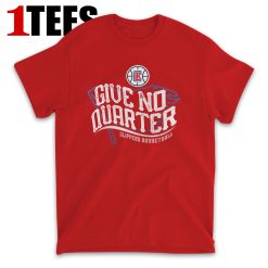 LA Clippers Give No Quarter Half Court Offense Vintage Tee T-Shirt - Front