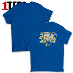 Royal Golden State Warriors Full Court Press Vintage Tee T-Shirt