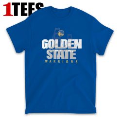 Royal Golden State Warriors Pick & Roll Coverage Vintage Tee T-Shirt - Front
