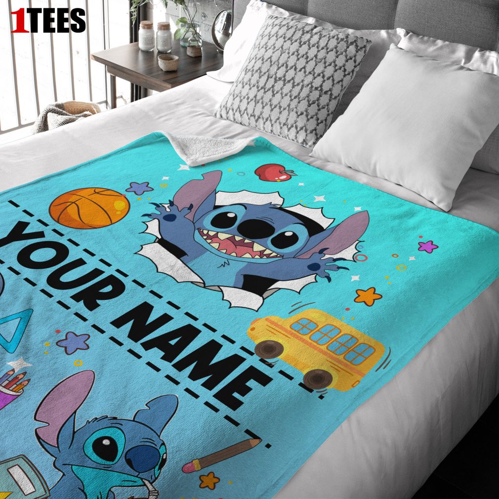 Cartoon Disney Stitch Super Cozy Blankets - Customize Blanket
