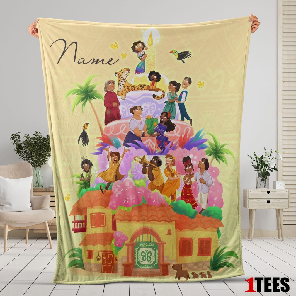 Disney Cartoon Encanto Movie Blanket - Customize Blanket