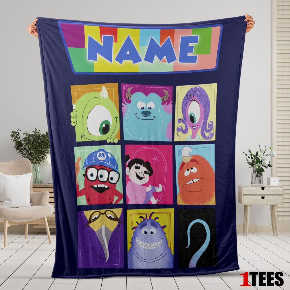 Disney Cartoon Monsters Inc Movie Blanket - Customize Blanket