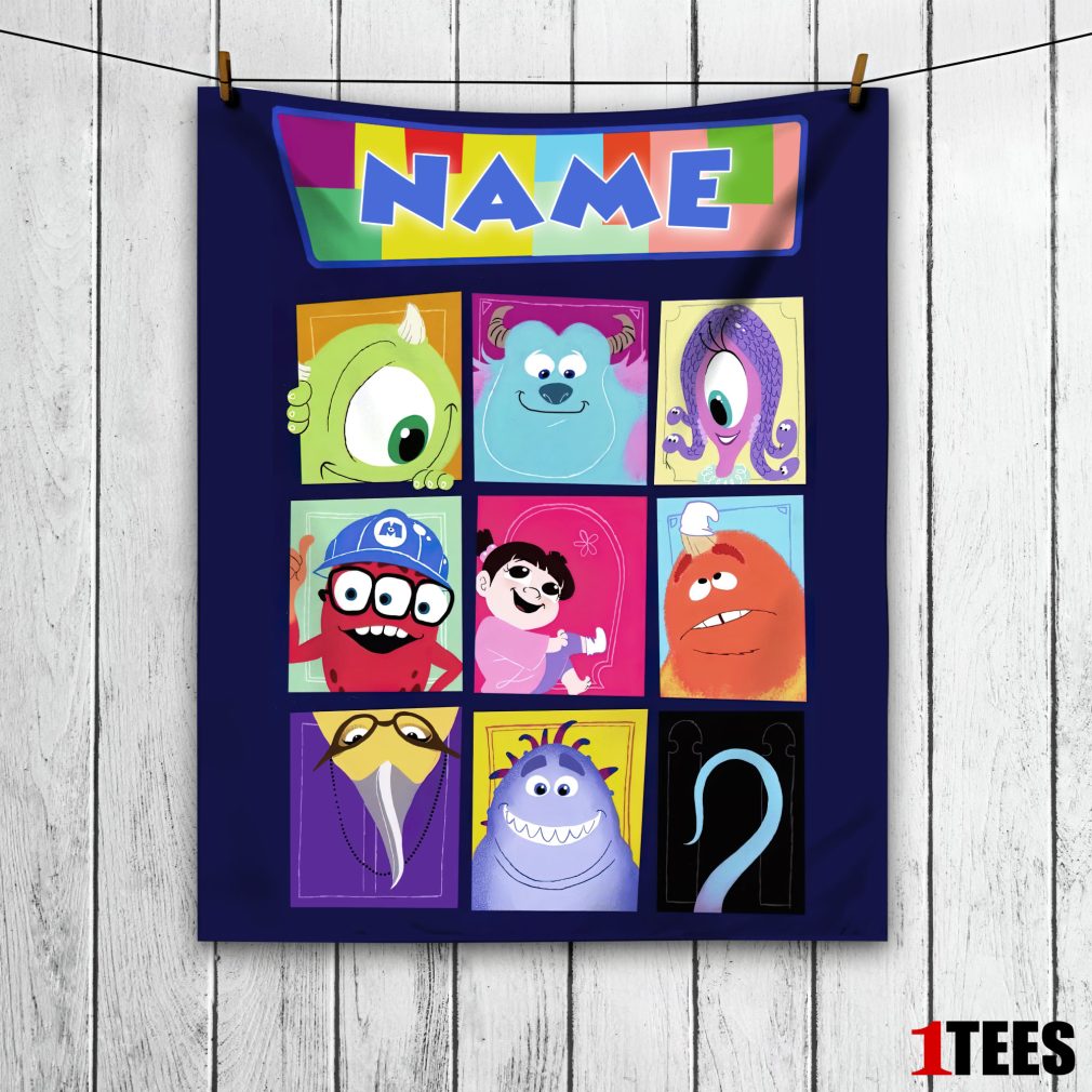 Disney Cartoon Monsters Inc Movie Blanket - Customize Blanket
