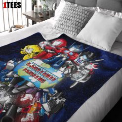 Transformers Team Chibi Cute Fleece Blanket - Customize Blanket
