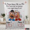 Pixar Toy Story Mr. Potato and Ms. Potato Blanket Fleece Customized Blanket