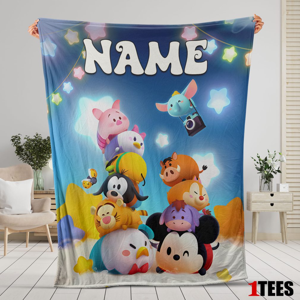 Disney Cartoon Mickey and Friends Cute Blanket Fleece Customized Blanket