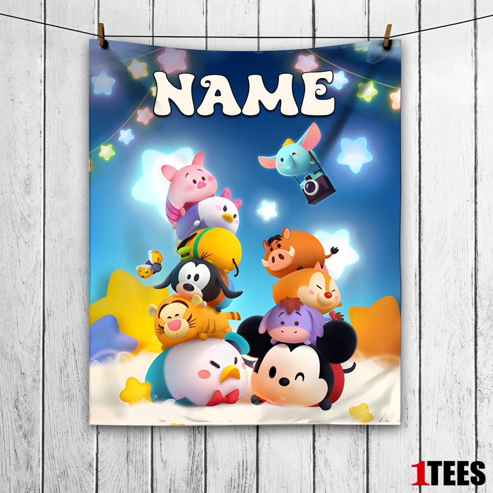 Disney Cartoon Mickey and Friends Cute Blanket Fleece Customized Blanket