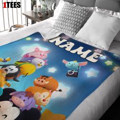 Disney Cartoon Mickey and Friends Cute Blanket Fleece Customized Blanket