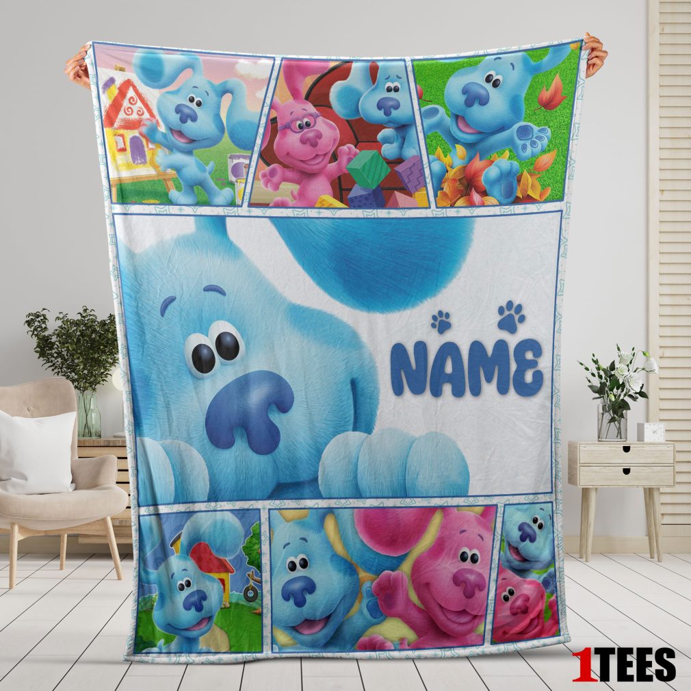 Cartoon TV Show Blue's Clues Blanket Fleece Customized Blanket