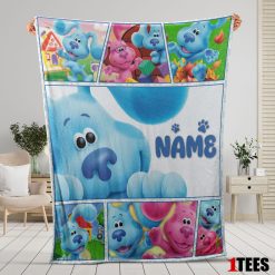 Cartoon TV Show Blue's Clues Blanket Fleece Customized Blanket
