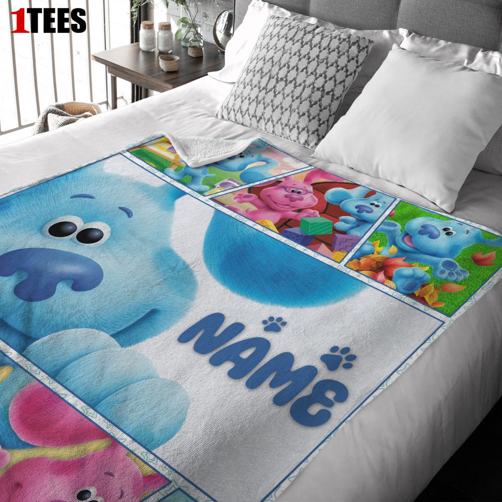 Cartoon TV Show Blue's Clues Blanket Fleece Customized Blanket