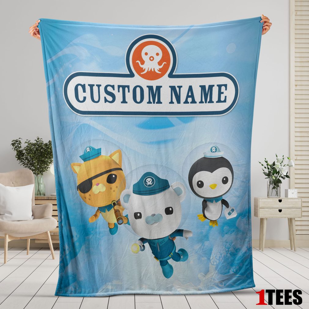 BBC The Octonauts Velveteen Cute Blanket Fleece Customized Blanket