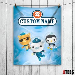 BBC The Octonauts Velveteen Cute Blanket Fleece Customized Blanket