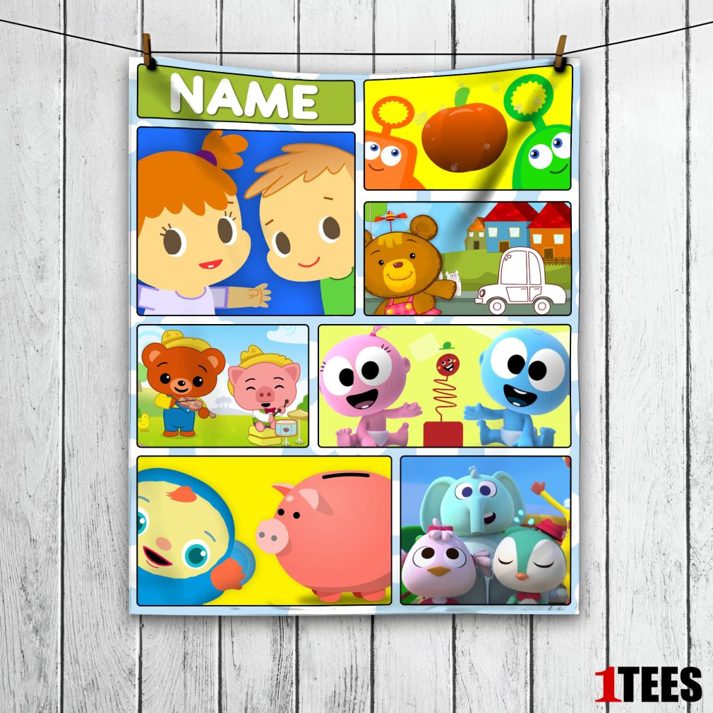 Cartoon Baby First TV Quilt Velveteen Cute Blanket Fleece Customized Blanket