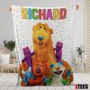 Disney Cartoon Bear in the Big Blue House Blanket - Fleece Customized Blanket