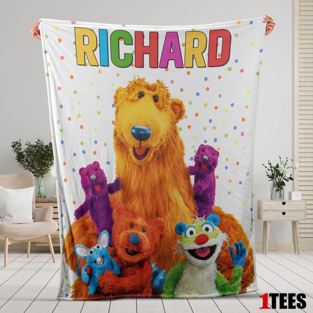 Disney Cartoon Bear in the Big Blue House Blanket - Fleece Customized Blanket