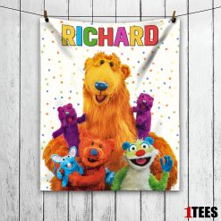 Disney Cartoon Bear in the Big Blue House Blanket - Fleece Customized Blanket