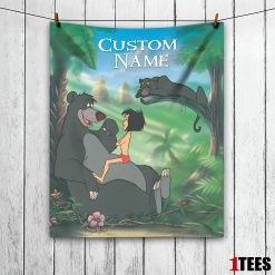 Disney Cartoon JungleBook Tapestry Blanket Fleece Customized Blanket