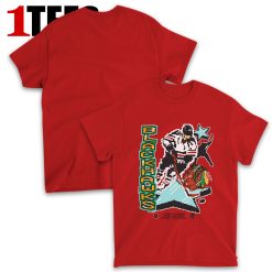 Red Chicago Blackhawks Lamp Lighter Franklin T-Shirt