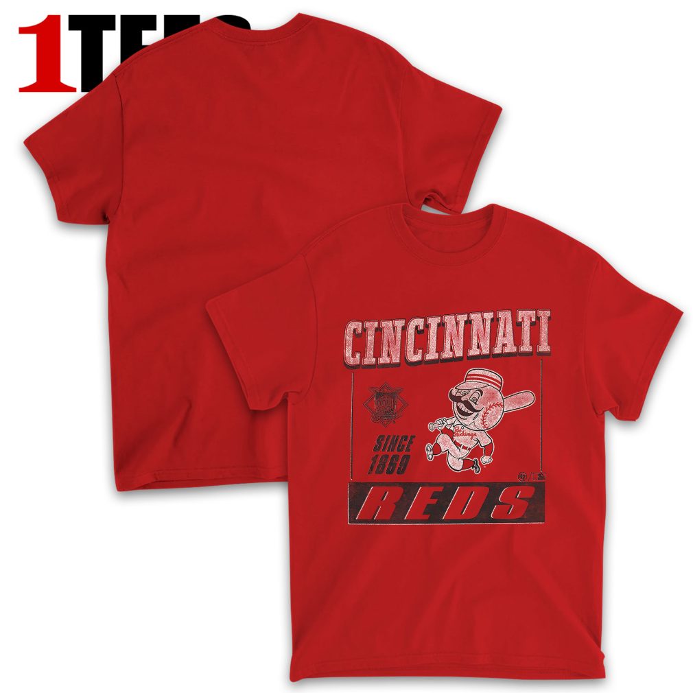 Red Cincinnati Reds Outlast Franklin T-Shirt