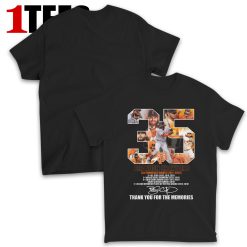 Francisco Giants 2011-2023 Thank You For The Memories T-Shirt
