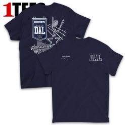 Fanatics Branded Navy Dallas Cowboys Split Zone T-Shirt