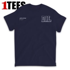 Fanatics Branded Navy Dallas Cowboys Split Zone T-Shirt - Front